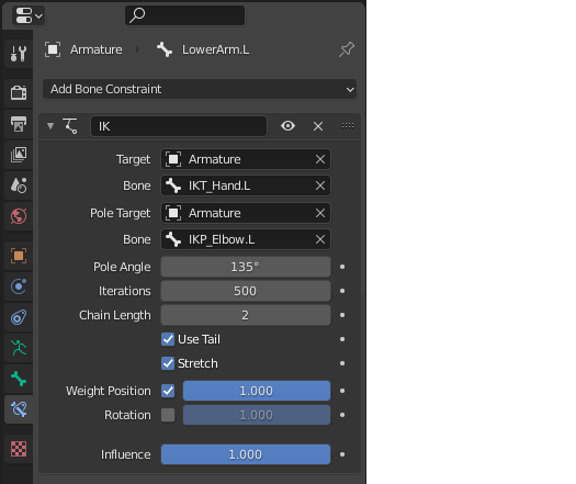 IK constraint